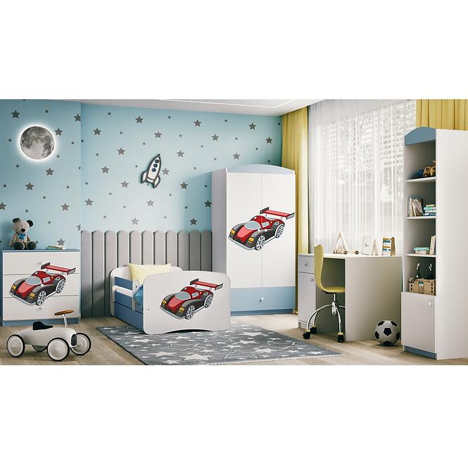 Kinderkommode Babydreams Blau - Auto