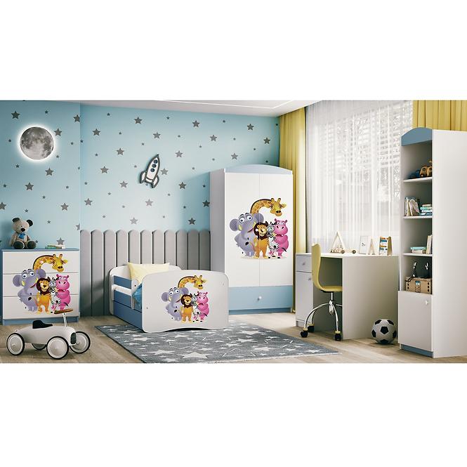 Kinderkommode Babydreams Blau - Zoo