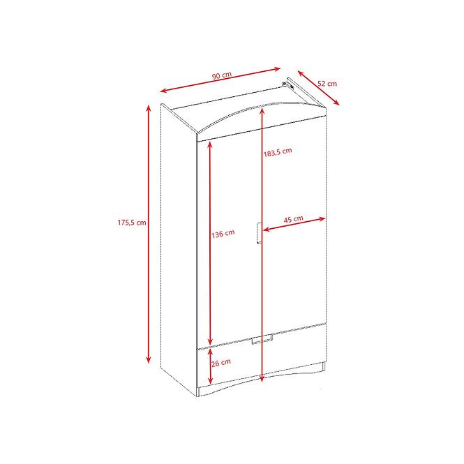 Schrank Classic weiß