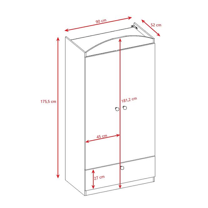 Schrank Babydreams weiß