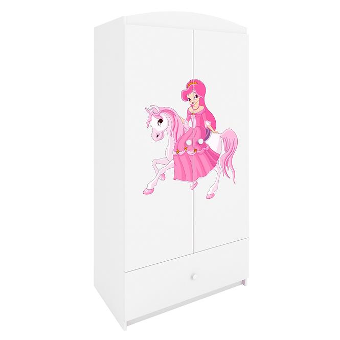 Schrank Babydreams weiß - Prinzessin 1