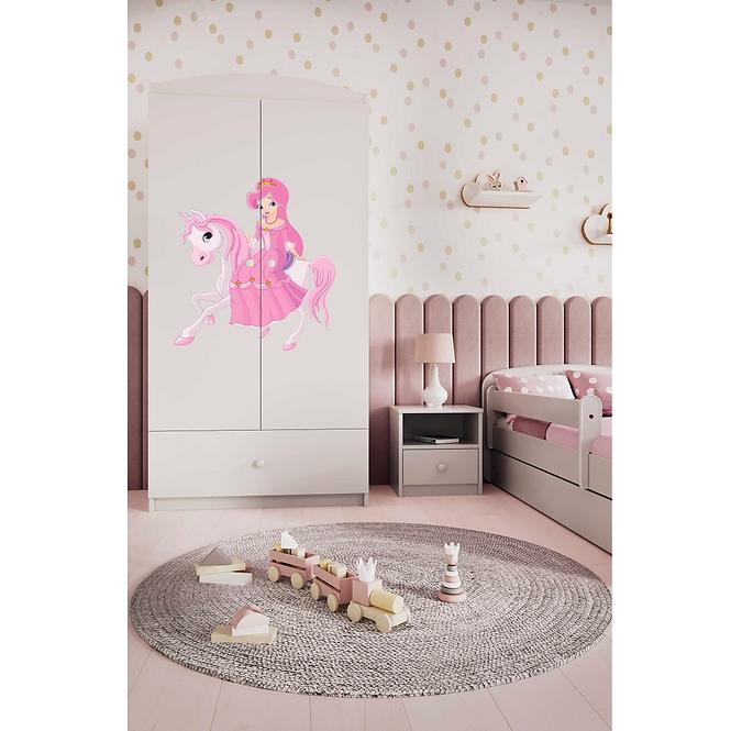 Schrank Babydreams weiß - Prinzessin 1