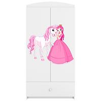 Schrank Babydreams weiß - Prinzessin 2