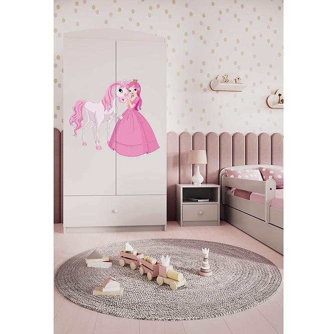 Schrank Babydreams weiß - Prinzessin 2