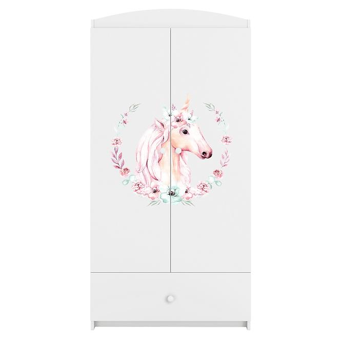 Schrank Babydreams weiß - Pferd