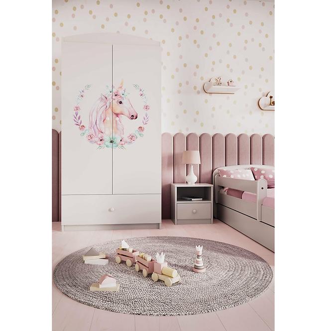 Schrank Babydreams weiß - Pferd