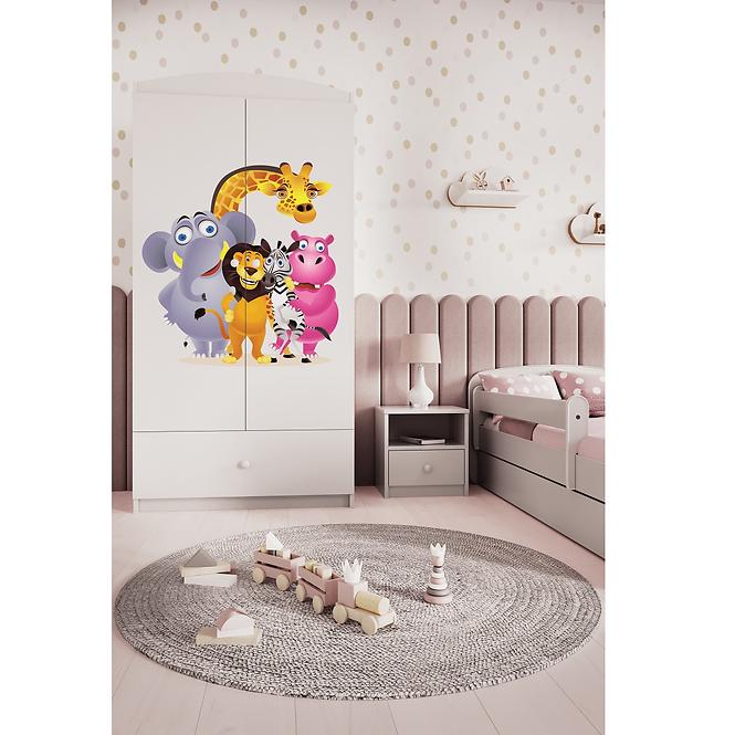 Schrank Babydreams weiß - Zoo