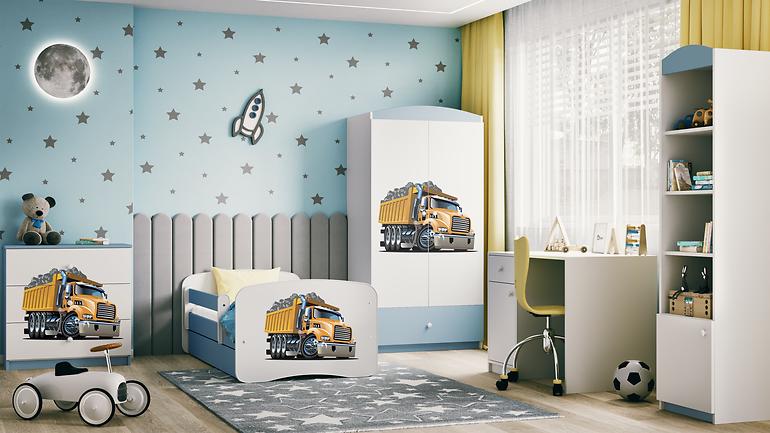 Schrank Babydreams blau - Lastwagen