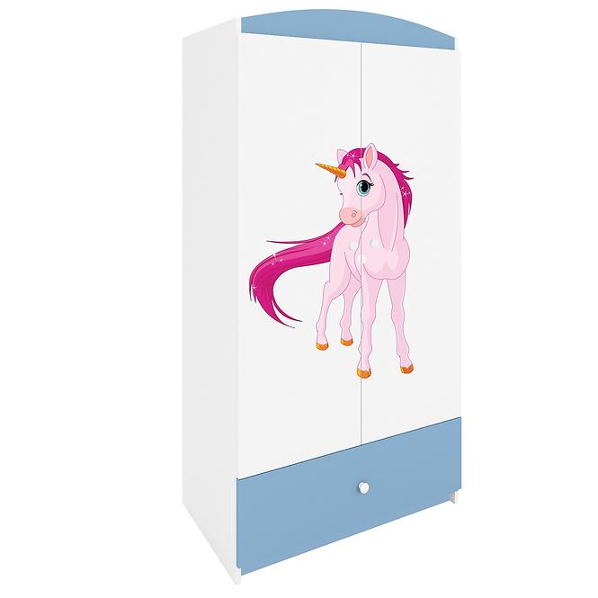 Schrank Babydreams blau - Einhorn