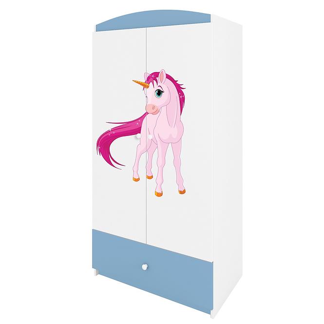 Schrank Babydreams blau - Einhorn