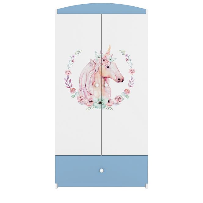 Schrank Babydreams blau - Pferd