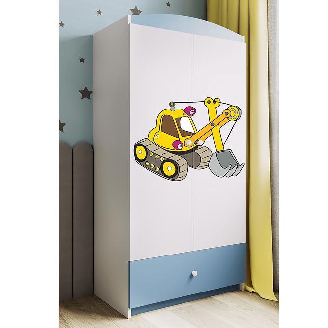 Schrank Babydreams blau - Bagger