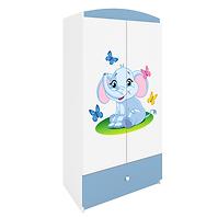 Schrank Babydreams blau - Elefant