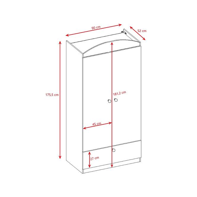 Schrank Babydreams blau - Feuerwehrauto