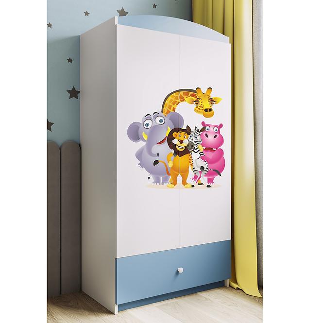 Schrank Babydreams blau - Zoo