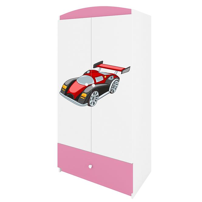 Schrank Babydreams rosa - Auto