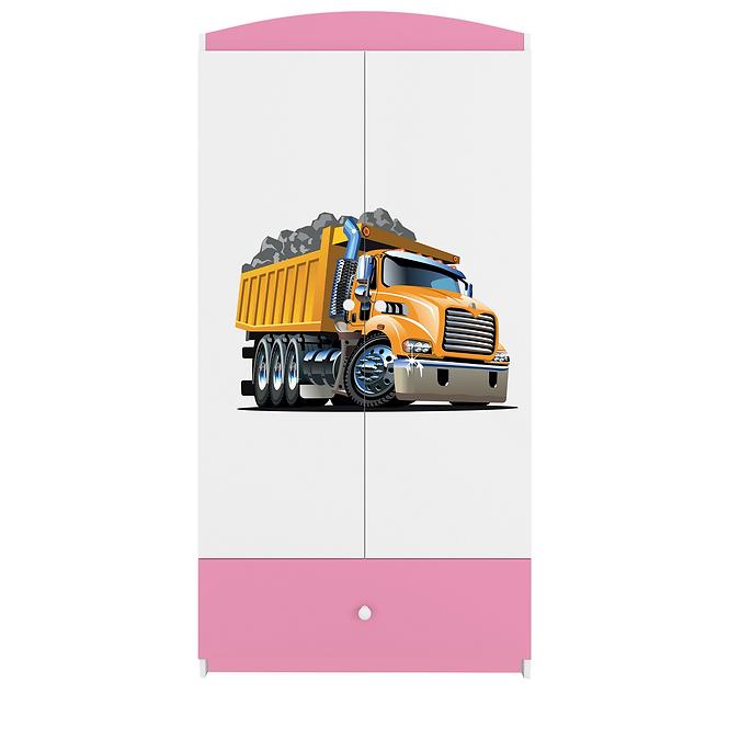 Schrank Babydreams rosa - Lastwagen