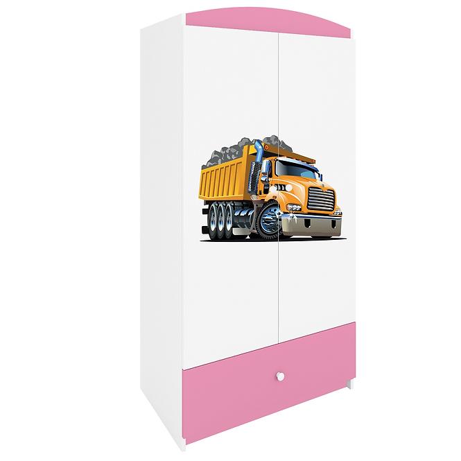 Schrank Babydreams rosa - Lastwagen