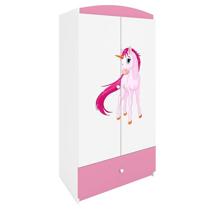 Schrank Babydreams rosa - Einhorn