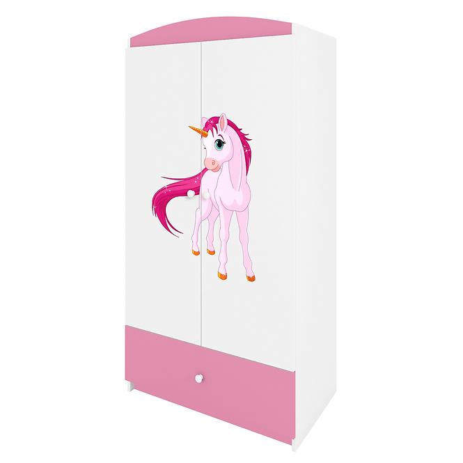 Schrank Babydreams rosa - Einhorn