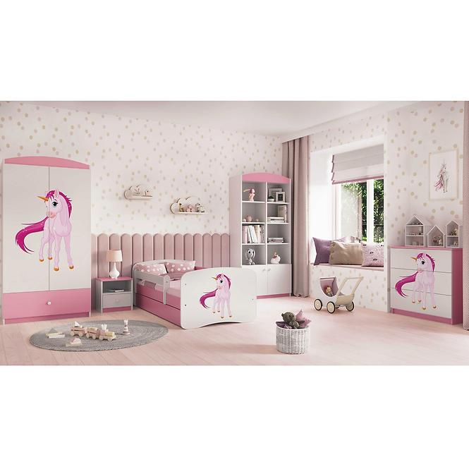 Schrank Babydreams rosa - Einhorn