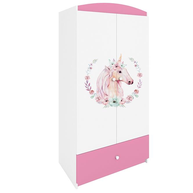 Schrank Babydreams rosa - Pferd