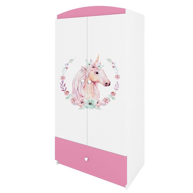 Schrank Babydreams rosa - Pferd