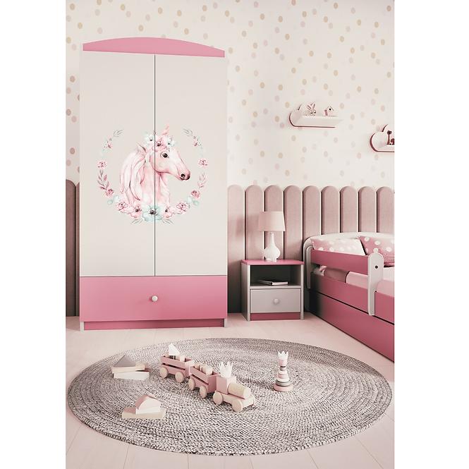 Schrank Babydreams rosa - Pferd