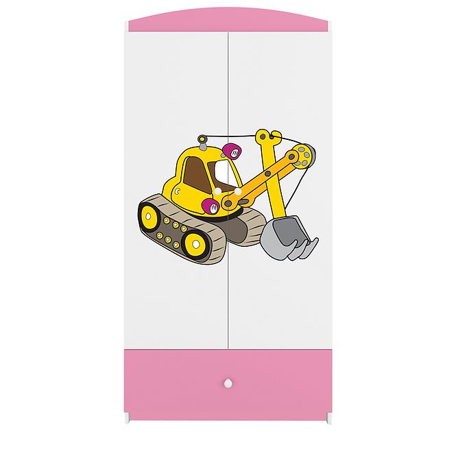 Schrank Babydreams rosa - Bagger