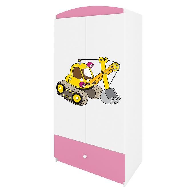 Schrank Babydreams rosa - Bagger