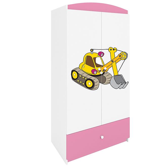 Schrank Babydreams rosa - Bagger