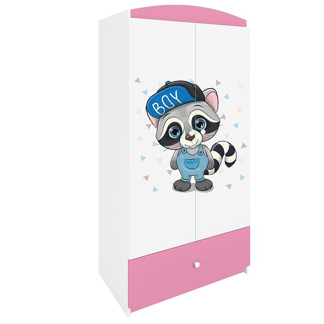 Schrank Babydreams rosa - Waschbär