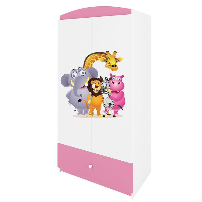 Schrank Babydreams rosa - Zoo