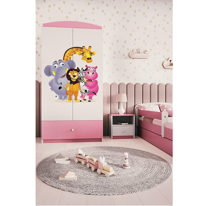 Schrank Babydreams rosa - Zoo