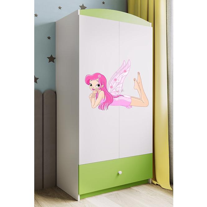 Schrank Babydreams grün - Fee 2