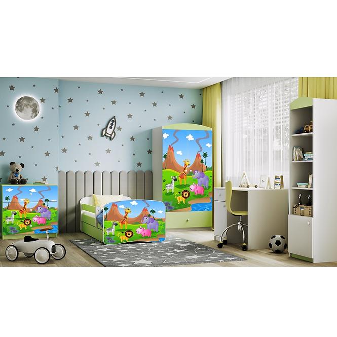 Schrank Babydreams grün - Zoo