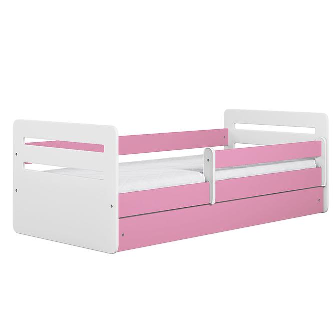 Kinderbett Tomi+M rosa 80x140