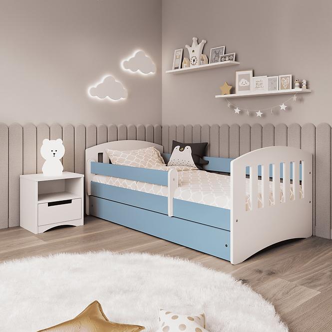 Kinderbett Classic 1 blau 80x140 