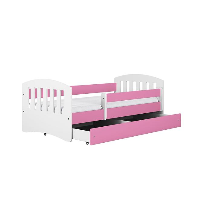 Kinderbett Classic 1 rosa 80x140 