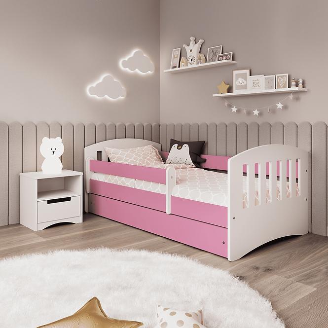 Kinderbett Classic 1 rosa 80x140 