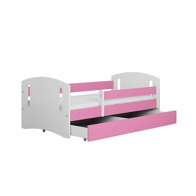 Kinderbett Classic 2 rosa 80x140 