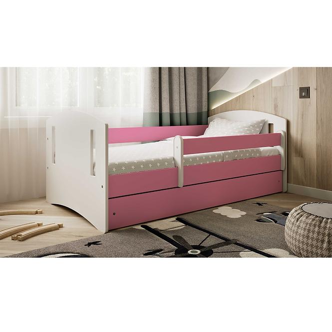 Kinderbett Classic 2 rosa 80x140 