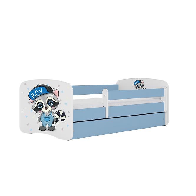 Kinderbett Babydreams blau 70x140 Waschbär