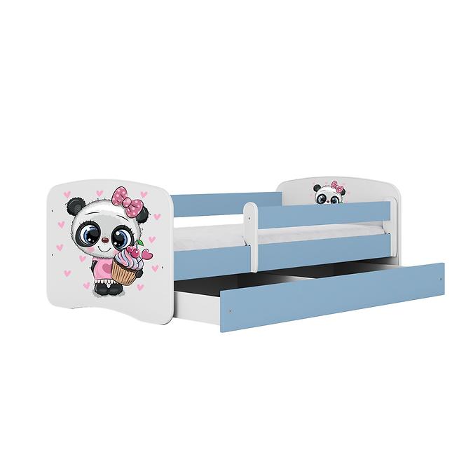 Kinderbett Babydreams blau 70x140 Panda