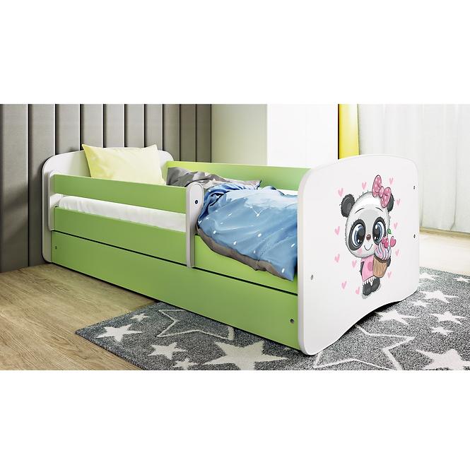 Kinderbett Babydreams grün 70x140 Panda