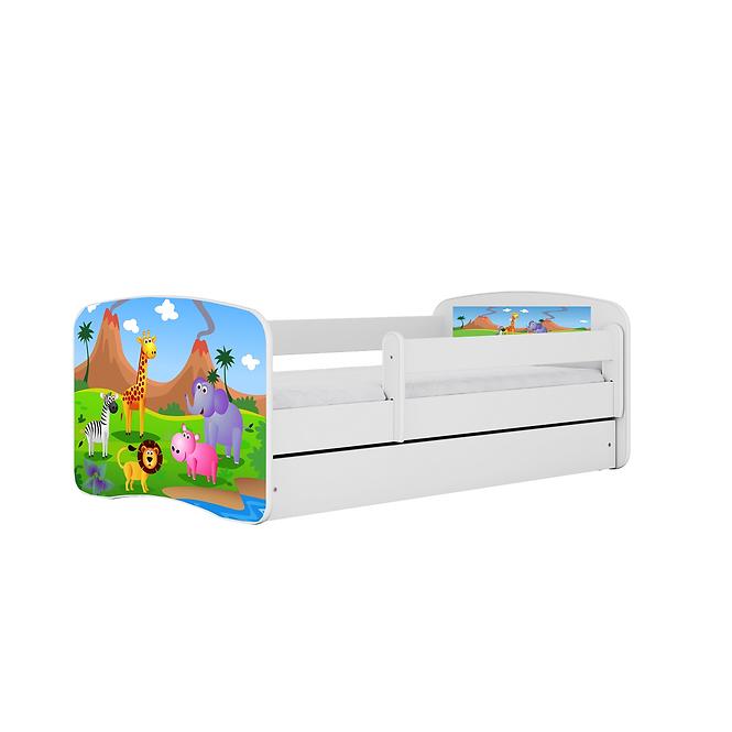 Kinderbett Babydreams weiß 70x140 Safari