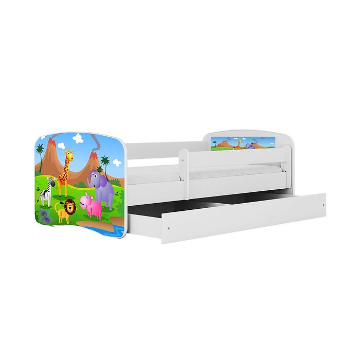 Kinderbett Babydreams weiß 70x140 Safari