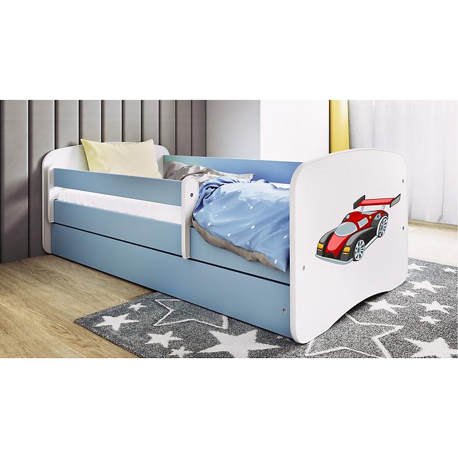 Kinderbett Babydreams blau 70x140 Auto