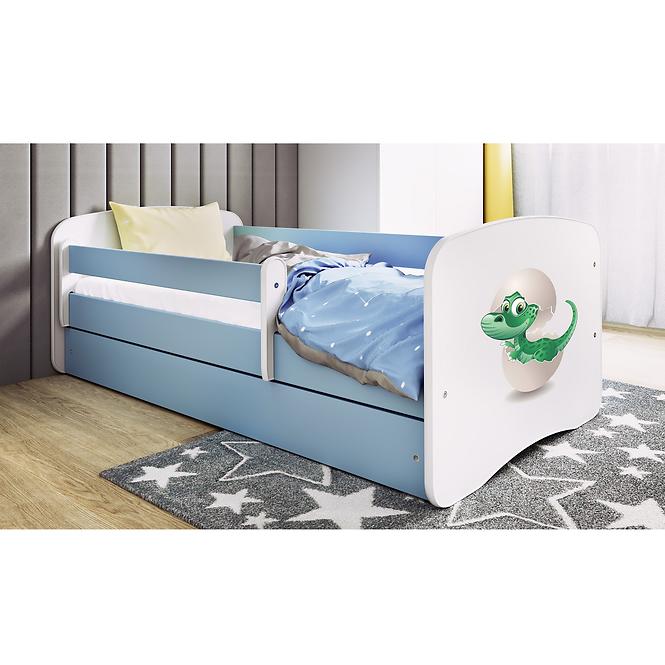 Kinderbett Babydreams blau 70x140 Dinosaurier