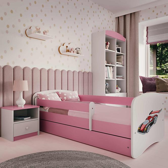 Kinderbett Babydreams rosa 70x140 Auto